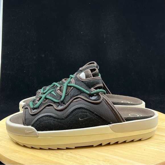 Nike Offline 2.0 Velvet Brown Noble Green DJ6229-200 sz 8.5 Men's Sandal Slides - Picture 6 of 10